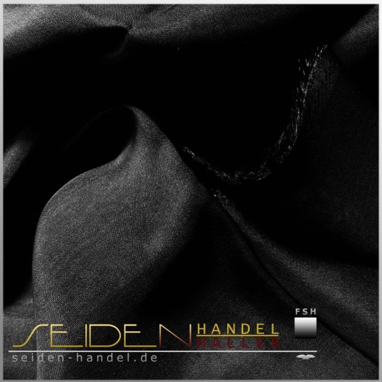 Meterware Silk Etamine 06, 138cm, schwarz