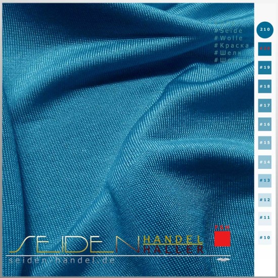 Strickschlauch Singlejersey, 120g/m, 3m-Coupon,  Unterwasser Blau