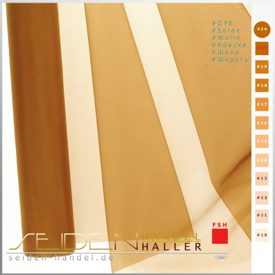 Seidenstoff Organza 05 optisch weiss, 136cm, Fire Ant