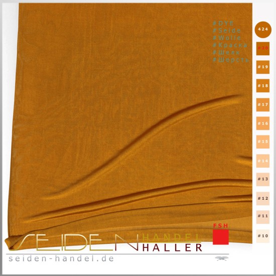 Strickschlauch Singlejersey, 120g/m, 3m-Coupon, Fire Ant