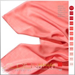 Merino-Schal BIO-Etamine de laine, Charming Cherry