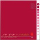 Seidentuch-Tanztuch Ponge 05, 138 x 138cm, Crimson Himbeere