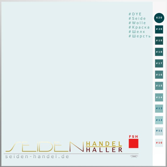 Meterware Silk Etamine 06, 138cm, Azure Green