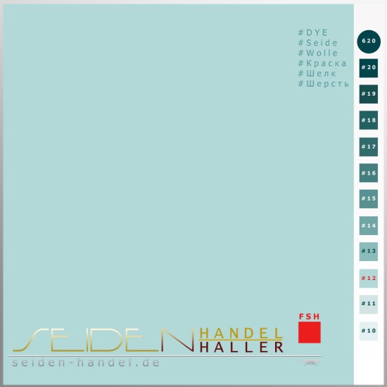 Meterware Silk Etamine 06, 138cm, Azure Green