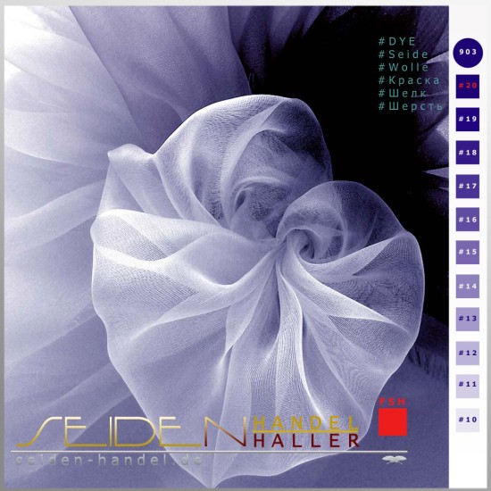 Seidenstoff Organza 2.8, 138cm, Blue Meteorite