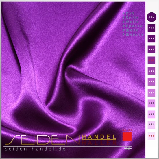 Seidenstoff Crepe Satin 40, 140 cm, 3,00m-Coupon, Sassy Pink