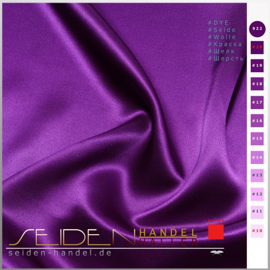 Seidenstoff Crepe Satin 40, 140 cm, 3,00m-Coupon, Sassy Pink