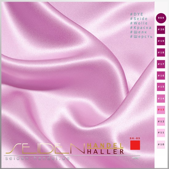 Seidenstoff Crepe Satin 40, 140 cm, 3,00m-Coupon, Floury Mauve