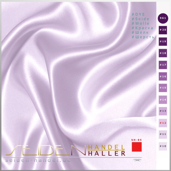 Seidenstoff Crepe Satin 40, 140 cm, 3,00m-Coupon, Purple Majesty