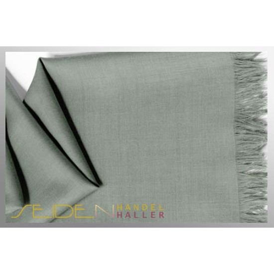 Merino-Schal BIO-Etamine de laine, Frosty Green