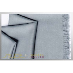 Merino-Schal BIO-Etamine de laine, Windy Blue