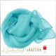 Seidentuch Chiffon 4.5, 90 x 90cm, in Blau