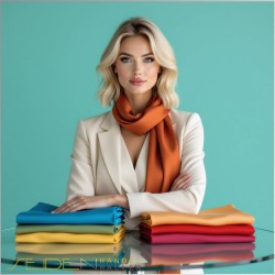Seidenstoff Ponge 05, Fashioncolors 2025/26 in 10 Farben