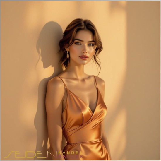 Meterware Ponge 05, Brandied Melon, Fashioncolors 25/26 Meterware Ponge 05, Brandied Melon, Fashioncolors 25/26