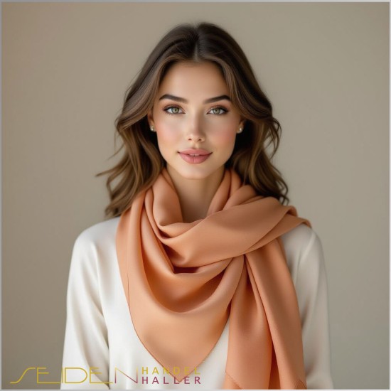 Meterware Ponge 05, Brandied Melon, Fashioncolors 25/26 Meterware Ponge 05, Brandied Melon, Fashioncolors 25/26