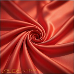 Meterware Ponge 05, Chili Oil, Fashioncolors 25/26 Meterware Ponge 05, Chili Oil, Fashioncolors 25/26