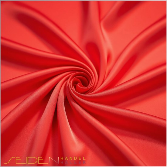 Meterware Ponge 05, Poppy Red, Fashioncolors 25/26 Meterware Ponge 05, Poppy Red, Fashioncolors 25/26