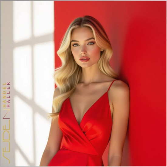 Meterware Ponge 05, Poppy Red, Fashioncolors 25/26 Meterware Ponge 05, Poppy Red, Fashioncolors 25/26