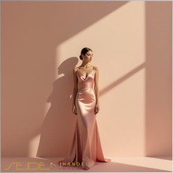 Meterware Ponge 05, Primrose Pink, Fashioncolors 25/26