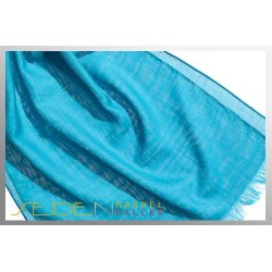 Merino-Schal BIO-Etamine de laine, Dynamic Blue