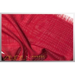 Merino-Schal BIO-Etamine de laine, Valiant Poppy