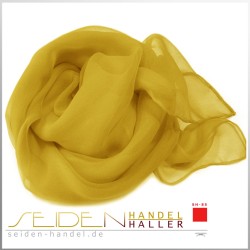 Seidentuch Chiffon 4.5, 90 x 90cm, gelb