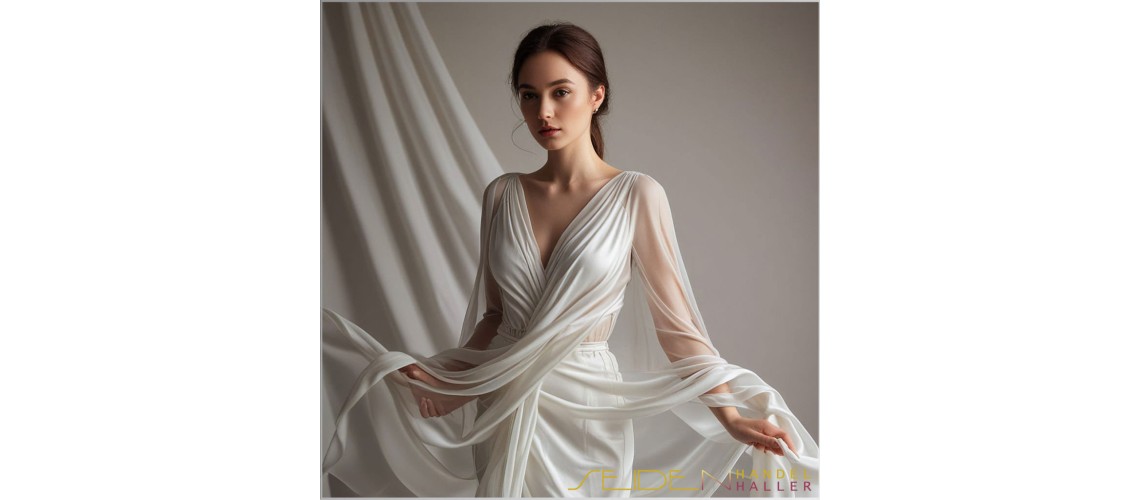 Seidenbatist – Tradition und Innovation vereint: Der perfekte Stoff aus 70 % Baumwolle & 30 % Seide in 935 Farben