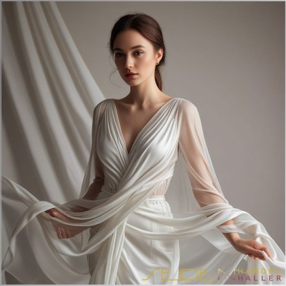 Seidenbatist – Tradition und Innovation vereint: Der perfekte Stoff aus 70 % Baumwolle & 30 % Seide in 935 Farben