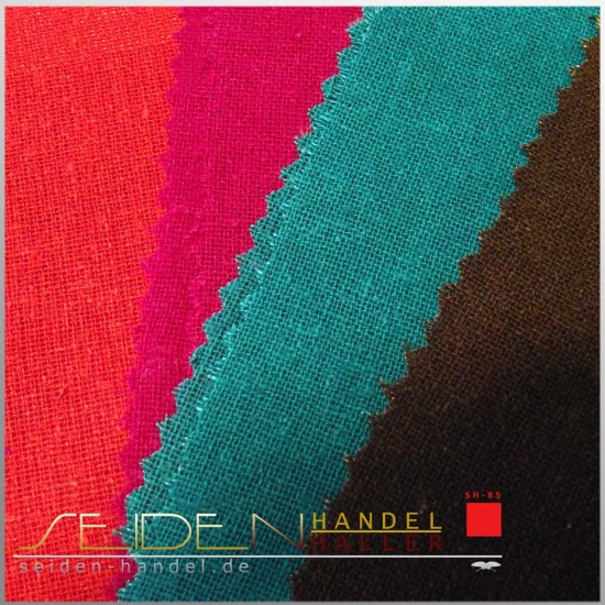 Stoffmuster Bourette 22, einfarbig