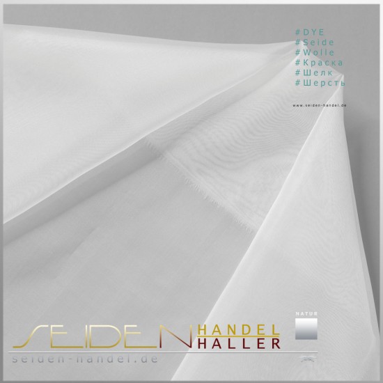 Stoffmuster Organza 05, optisch weiß