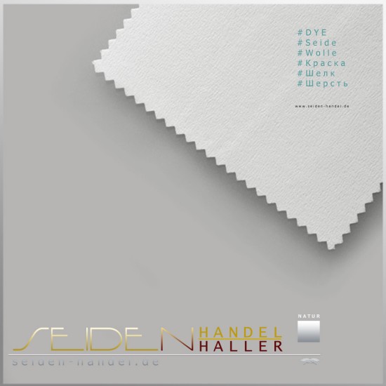 Stoffmuster Crepe Satin 30, naturweiss