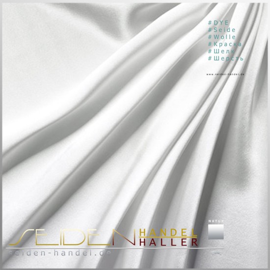 Stoffmuster Stretch Crepe Satin 16, naturweiss