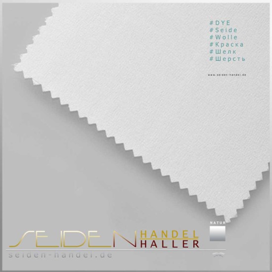 Stoffmuster Crepe Satin 19, naturweiss