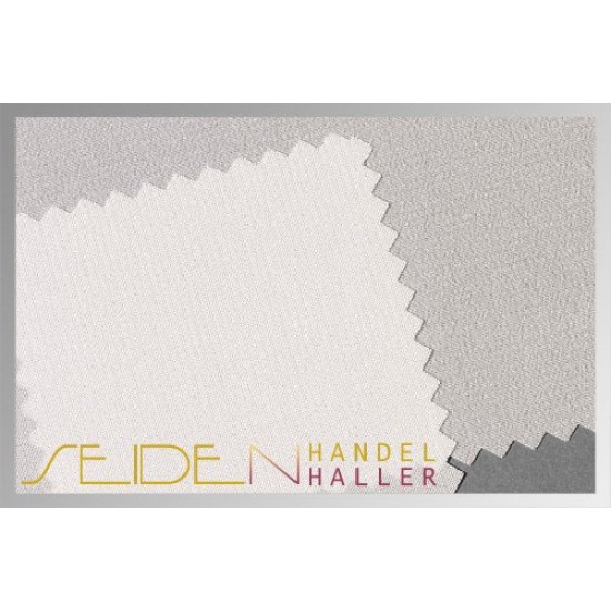 Stoffmuster Crepe de Chine 12, naturweiss Stoffmuster Crepe de Chine 12, naturweiss