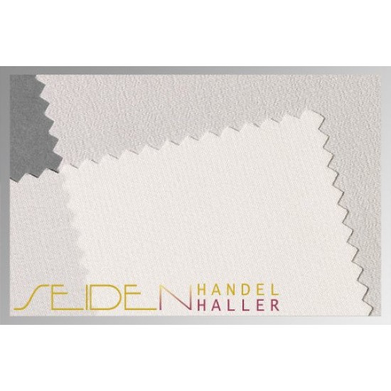 Stoffmuster Crepe de Chine 16, naturweiss Stoffmuster Crepe de Chine 16, naturweiss