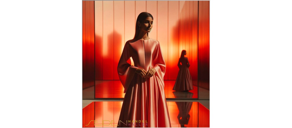 Seidensatin Orange