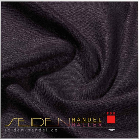 Meterware Bourette 22, 112cm, schwarz