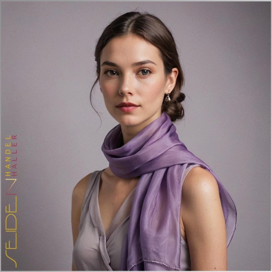 Chiffon Schal Violett