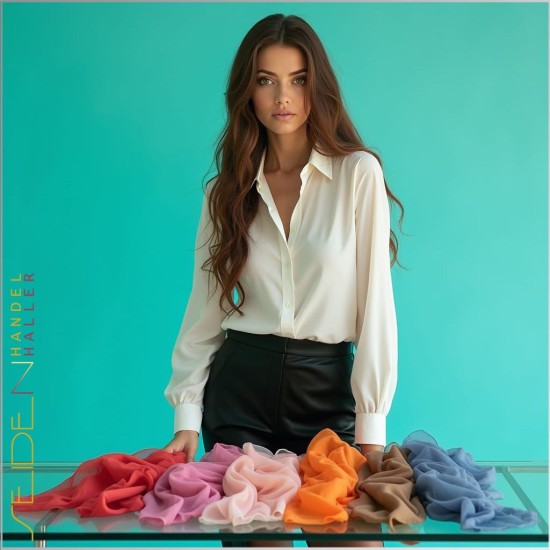 Seidentuch Chiffon 4.5, 75 x 75cm, in 935 Farben