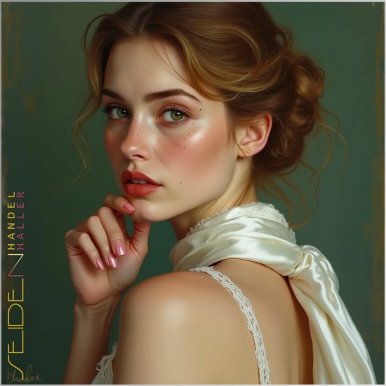 Seidenschal Crepe de Chine 14, 68 x 200cm, naturweiss