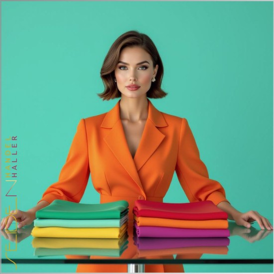 Seidenschal Crepe de Chine 10, 45 x 180cm, in 935 Farben