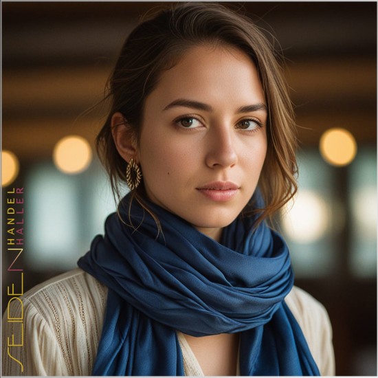 Seidenschal Crepe de Chine 10, 45 x 180cm, in 935 Farben