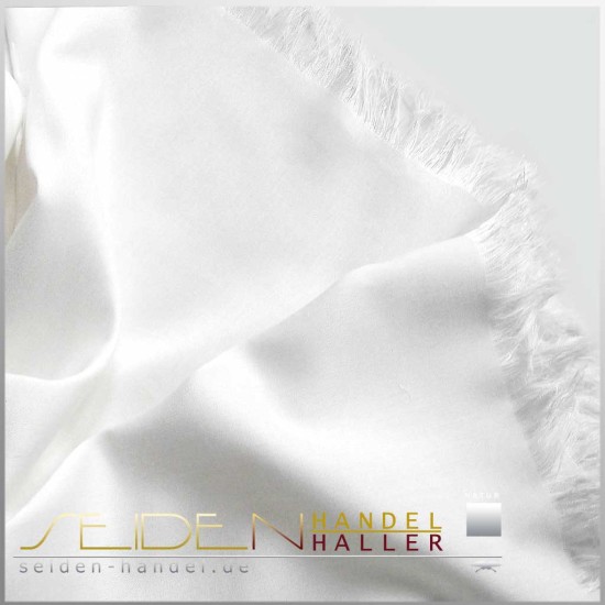 Seidenschal Fuji Silk 19, 45 x 180cm, naturweiss