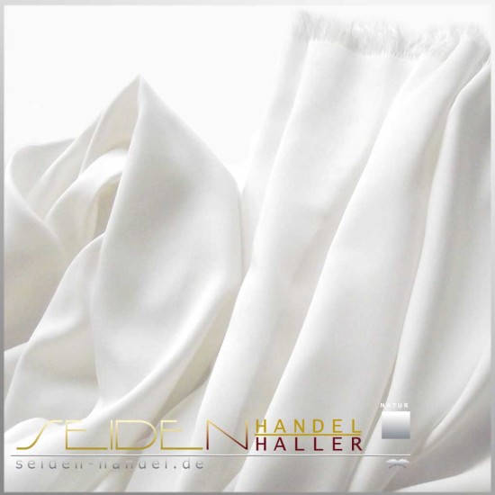 Seidenschal Fuji Silk 19, 45 x 180cm, naturweiss
