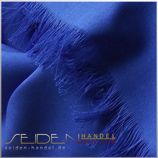 Seidenschal Fuji Silk 19, 45 x 180cm, blau