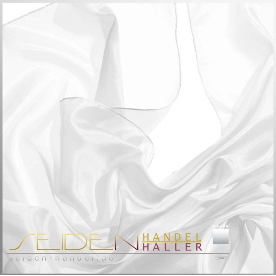 Seidenschal Ponge 05, 90 x 180cm, naturweiss