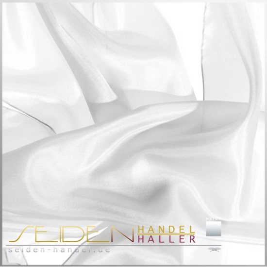 Seidenschal Ponge 05, 90 x 180cm, naturweiss