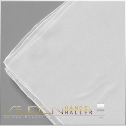 Seidentuch Chiffon 4.5, 90 x 90cm, naturweiss