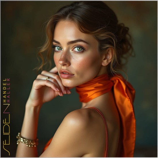 Seidenschal Crepe Satin 12.5, 28 x 130cm, in 935 Farben