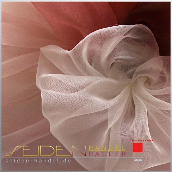 Seidenstoff Organza 2.8, 138cm, Dark Grenat